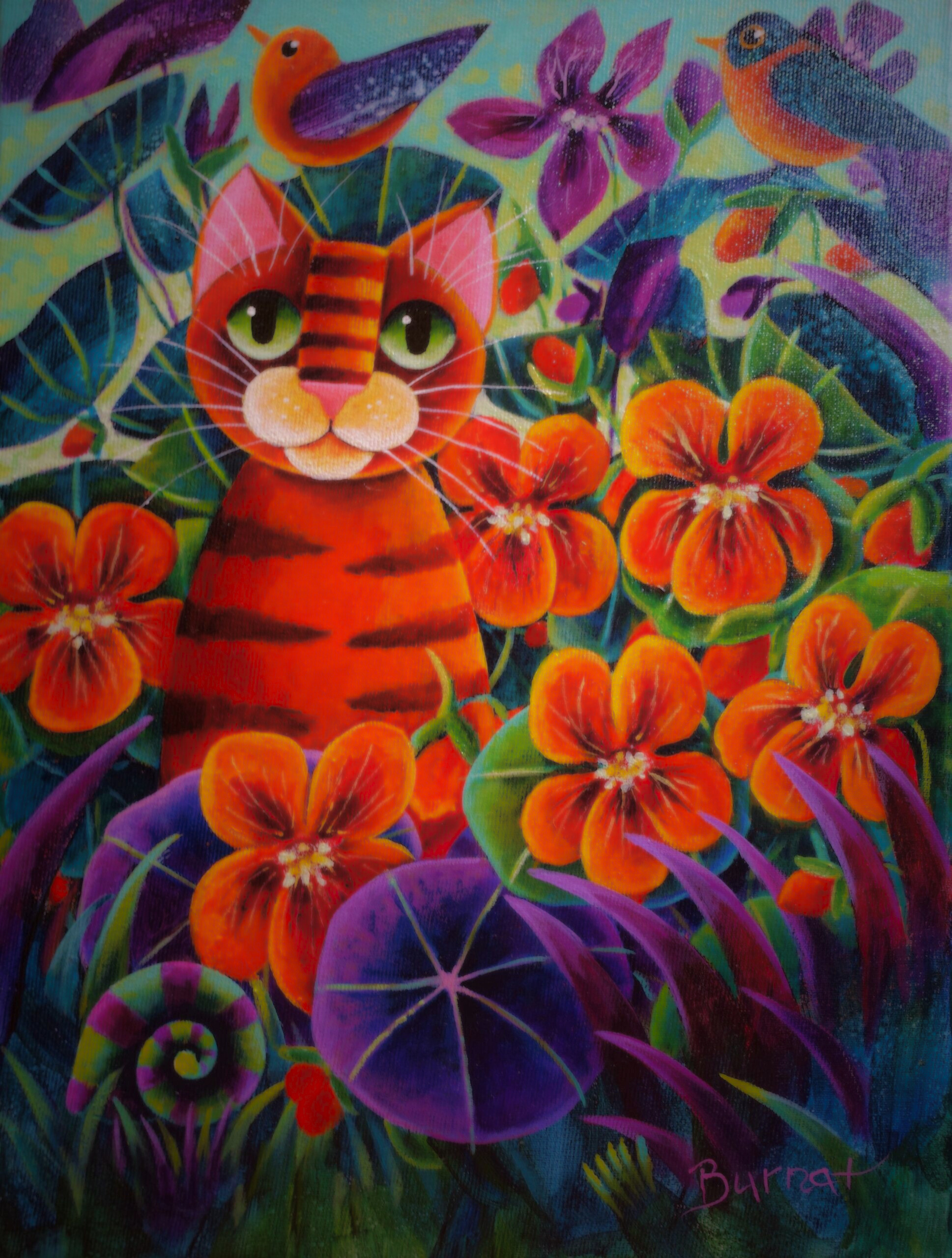 Wiesława Burnat Pomarańczowy kot